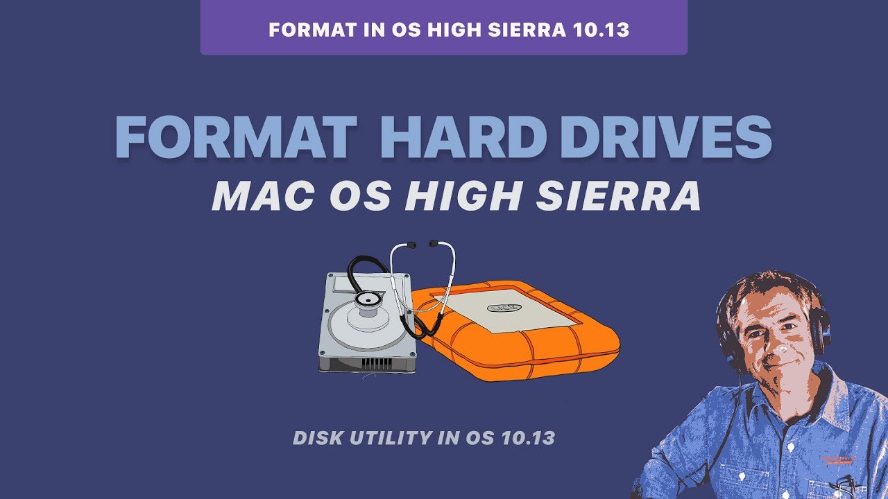 format a drive for mac high sierra